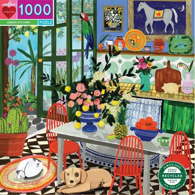 Puzzle 1000 Pièces - Green Kitchen 3 Puzzle 1000 Pièces - Green Kitchen