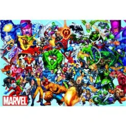 Puzzle 1000 Pièces - Héros De Marvel