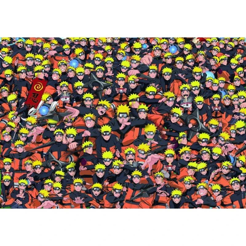 Puzzle 1000 Pièces - Impossible Naruto Shippuden Multiclonage 3 Puzzle 1000 Pièces - Impossible Naruto Shippuden Multiclonage
