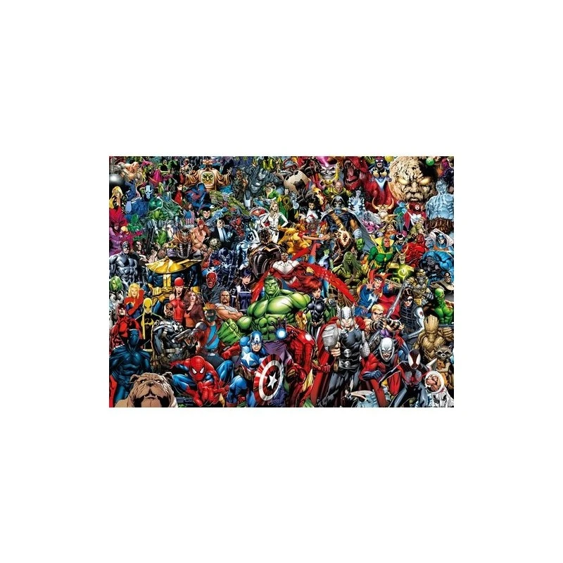 Puzzle 1000 Pièces - Impossible Puzzle Marvel 3 Puzzle 1000 Pièces - Impossible Puzzle Marvel