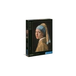 Puzzle 1000 Pièces - Jeune Fille à La Perle De Jan Vermeer -Variantes Boutique puzzle 1000 pieces jeune fille a la perle de jan vermeer clementoni 1