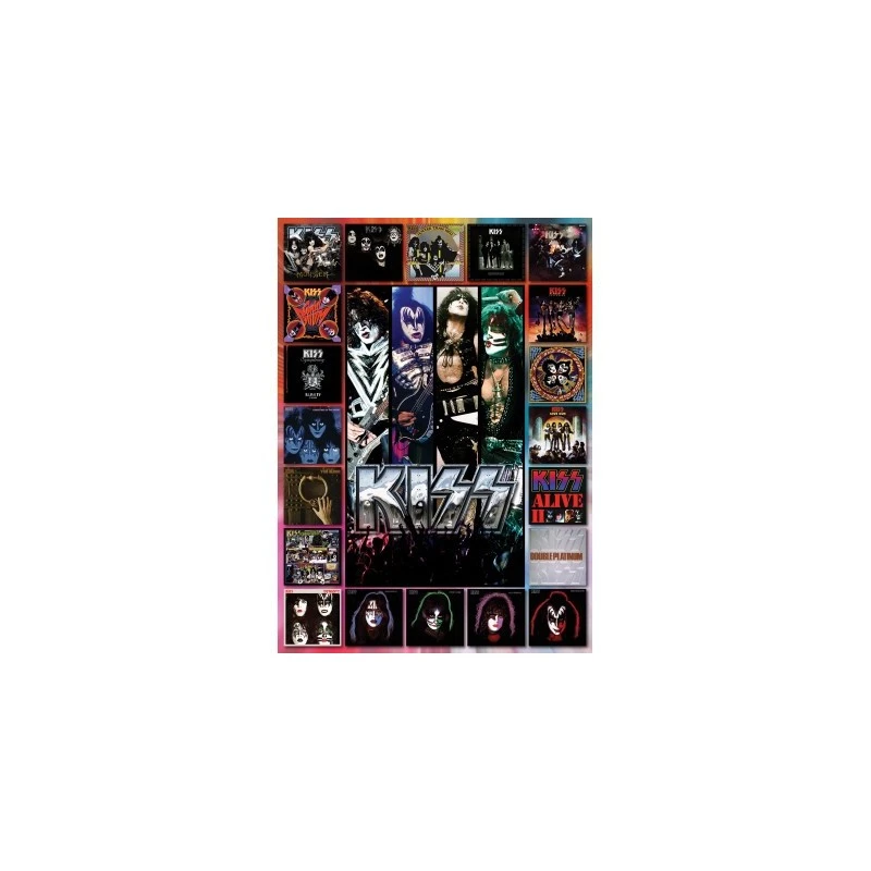 Puzzle 1000 Pièces - Kiss The Albums 3 Puzzle 1000 Pièces - Kiss The Albums