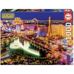 Puzzle 1000 Pièces - Las Vegas (Neon) 7 Puzzle 1000 Pièces - Las Vegas (Neon) -Variantes Boutique puzzle 1000 pieces las vegas neon 2
