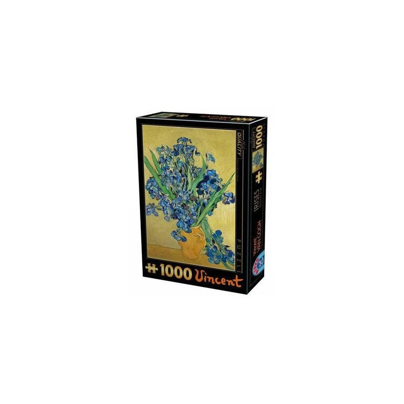 Puzzle 1000 Pièces - Les Iris En Pot, Van Gogh 3 Puzzle 1000 Pièces - Les Iris En Pot, Van Gogh