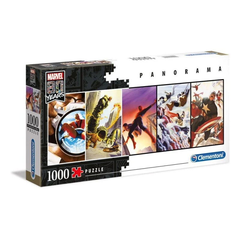 Puzzle 1000 Pièces - Marvel 80th Anniversary Characters - Panorama 4 Puzzle 1000 Pièces - Marvel 80th Anniversary Characters - Panorama – Image 2