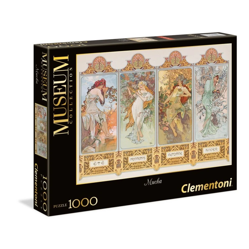 Puzzle 1000 Pièces Les Quatre Saisons - Mucha (greatmuseum) 4 Puzzle 1000 Pièces Les Quatre Saisons - Mucha (greatmuseum) – Image 2