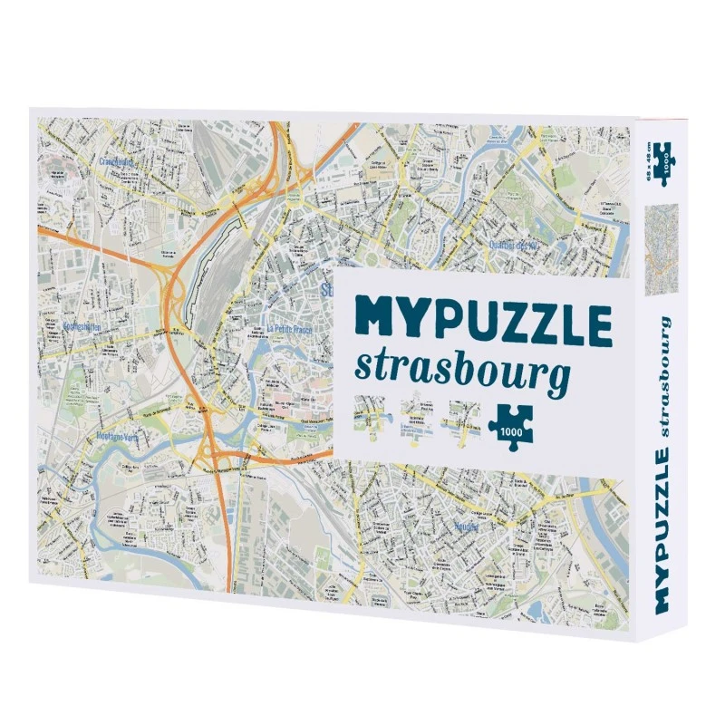 Puzzle 1000 Pièces - Mypuzzle Strasbourg 4 Puzzle 1000 Pièces - Mypuzzle Strasbourg – Image 2