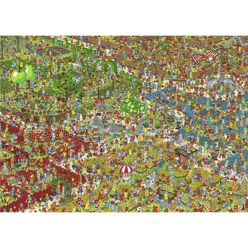 Puzzle 1000 Pièces - Où Est Charlie? - Charlie Au Jardin 3 Puzzle 1000 Pièces - Où Est Charlie? - Charlie Au Jardin