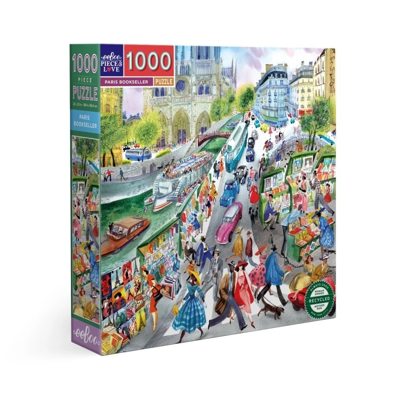 Puzzle 1000 Pièces - Paris Bookseller 4 Puzzle 1000 Pièces - Paris Bookseller – Image 2