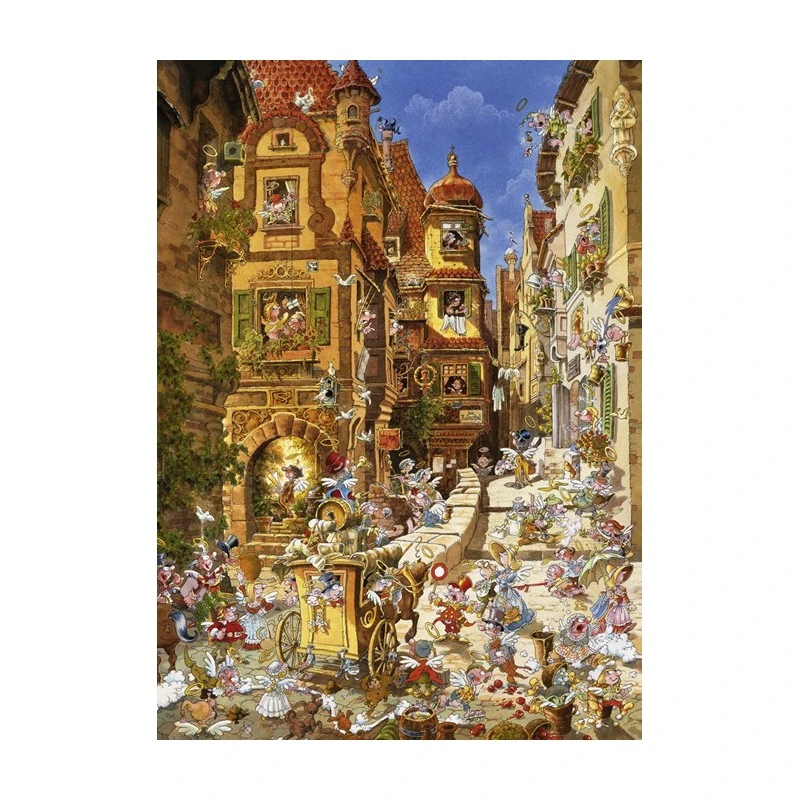 Puzzle 1000 Pièces - Romantic Town By Day 3 Puzzle 1000 Pièces - Romantic Town By Day