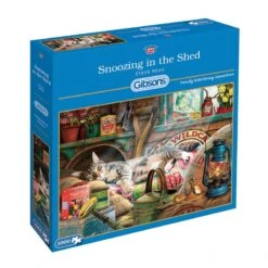 Puzzle 1000 Pièces - Snoozing In The Shed 6 Puzzle 1000 Pièces - Snoozing In The Shed -Variantes Boutique puzzle 1000 pieces snoozing in the shed 1