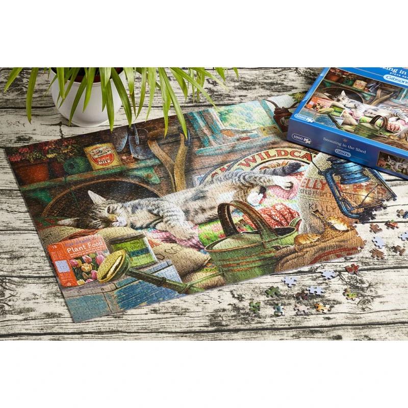Puzzle 1000 Pièces - Snoozing In The Shed 5 Puzzle 1000 Pièces - Snoozing In The Shed – Image 3