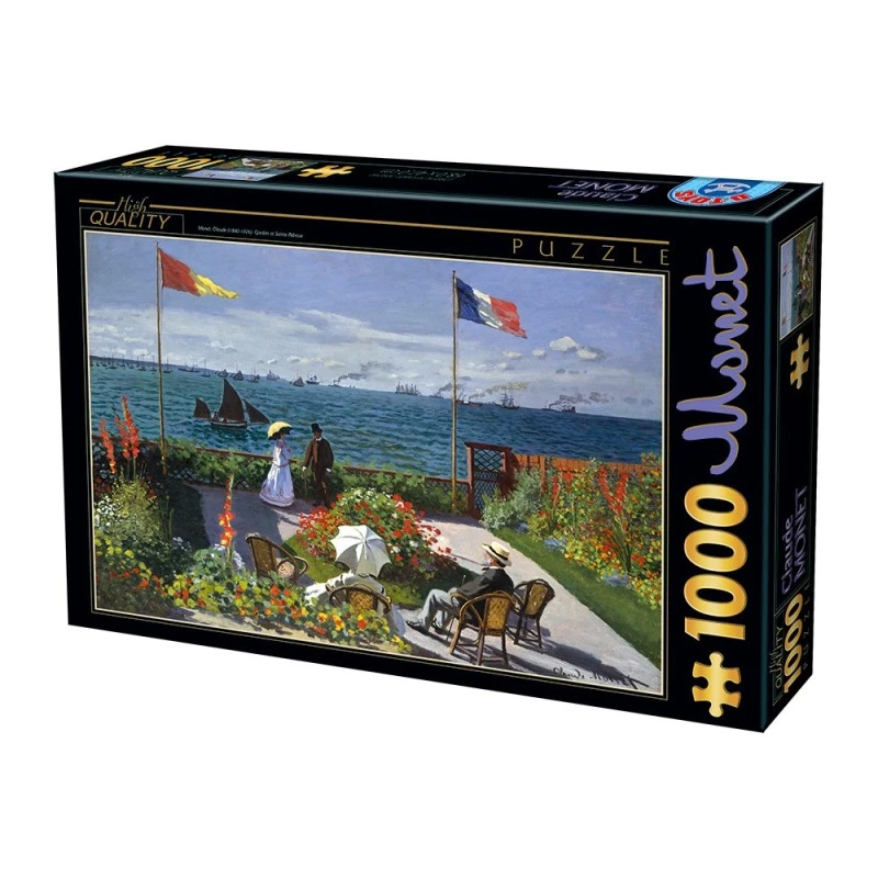 Puzzle 1000 Pièces - Terrasse à Sainte-Adresse, Monet 4 Puzzle 1000 Pièces - Terrasse à Sainte-Adresse, Monet – Image 2