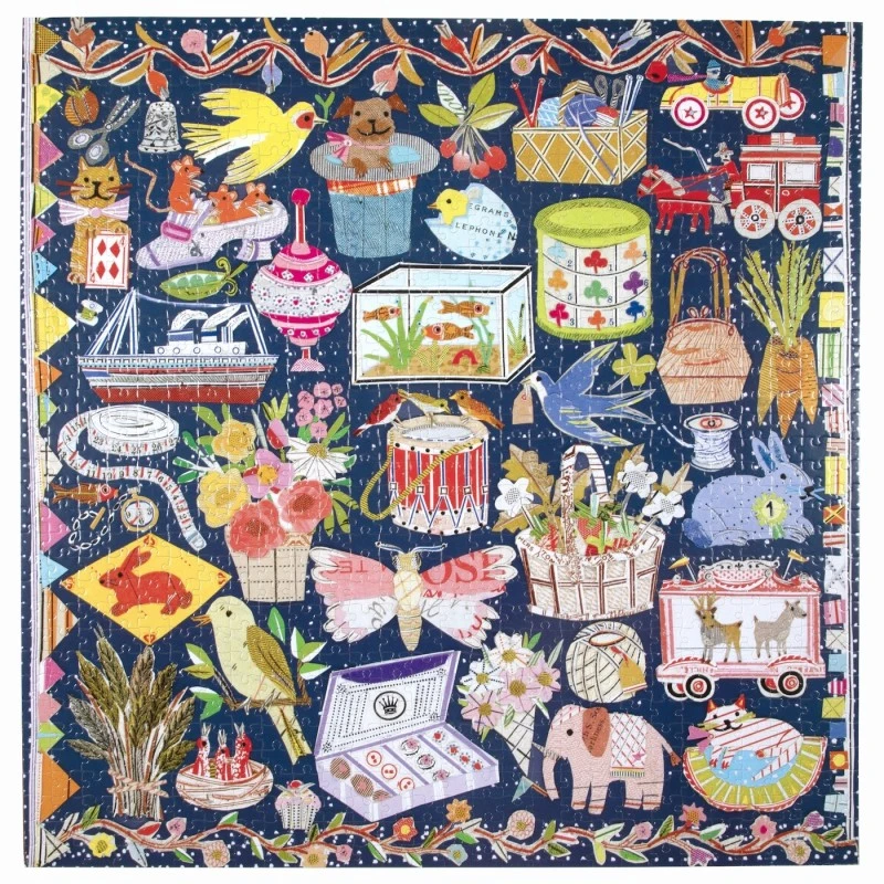 Puzzle 1000 Pièces - The Cat & The Yarn 3 Puzzle 1000 Pièces - The Cat & The Yarn