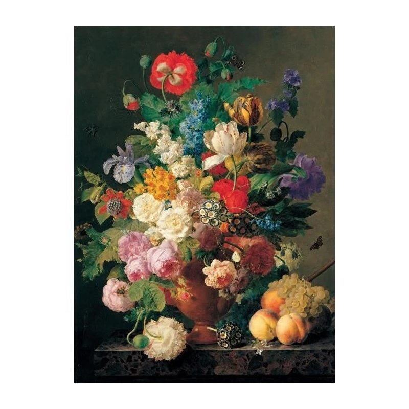 Puzzle 1000 Pièces - Vase De Fleur De Van Dael 3 Puzzle 1000 Pièces - Vase De Fleur De Van Dael