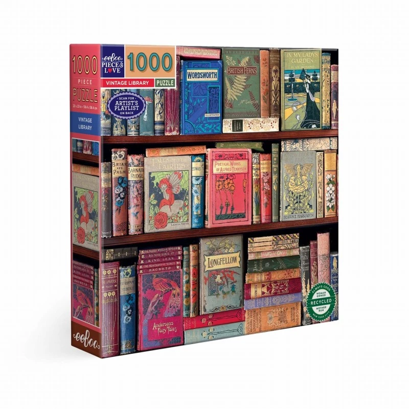 Puzzle 1000 Pièces - Vintage Library 5 Puzzle 1000 Pièces - Vintage Library – Image 3