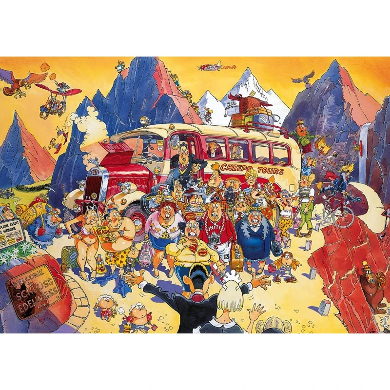 Puzzle 1000 Pièces Wasgij 5 : Réservation De Dernière Minute 3 Puzzle 1000 Pièces Wasgij 5 : Réservation De Dernière Minute