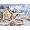 Puzzle 1000 Pièces - Winter At The Cabin 1 Puzzle 1000 Pièces - Winter At The Cabin -Variantes Boutique puzzle 1000 pieces winter at the cabin