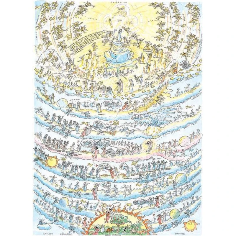 Puzzle 1080 Pièces - Divine Comédie - Le Paradis, Fabio Vettori 3 Puzzle 1080 Pièces - Divine Comédie - Le Paradis, Fabio Vettori