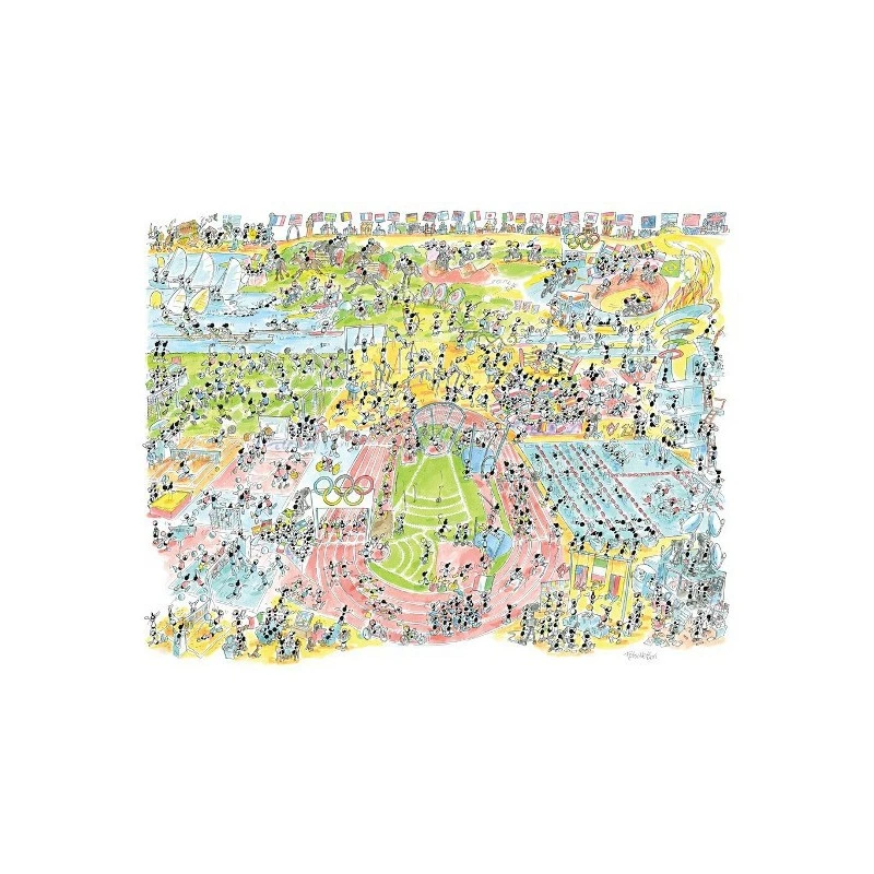 Puzzle 1080 Pièces - Jeux Olympiques, Fabio Vettori 3 Puzzle 1080 Pièces - Jeux Olympiques, Fabio Vettori