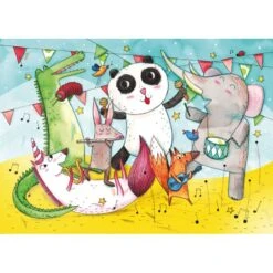 Puzzle 12 Pièces - Le Concert Des Animaux, Lucie Georger