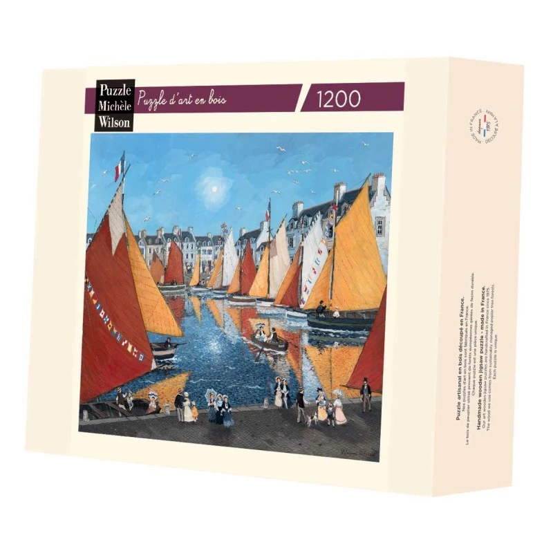 Puzzle 1200 Pièces - La Fete De La Voile Fabienne Delacroix 4 Puzzle 1200 Pièces - La Fete De La Voile Fabienne Delacroix – Image 2
