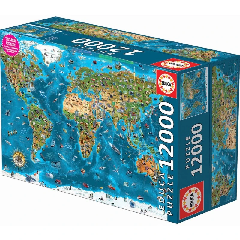 Puzzle 12000 Pièces - Merveilles Du Monde 4 Puzzle 12000 Pièces - Merveilles Du Monde – Image 2