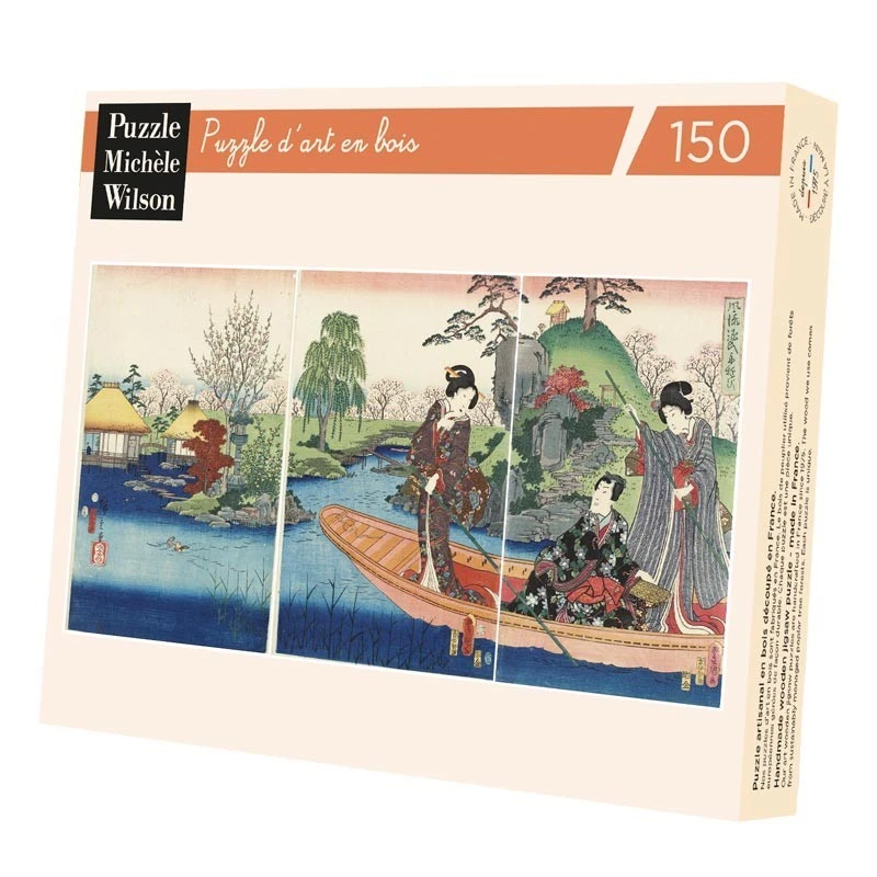 Puzzle 150 Pièces - La Barque, Kunisada 4 Puzzle 150 Pièces - La Barque, Kunisada – Image 2