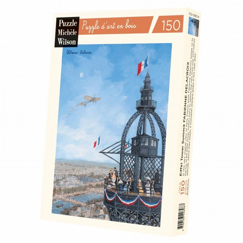 Puzzle 150 Pièces - Le Sommet De La Tour Eiffel Fabienne Delacroix 4 Puzzle 150 Pièces - Le Sommet De La Tour Eiffel Fabienne Delacroix – Image 2