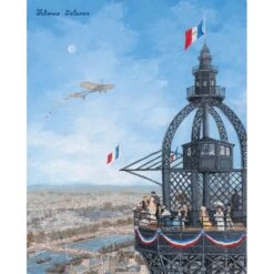 Puzzle 150 Pièces - Le Sommet De La Tour Eiffel Fabienne Delacroix