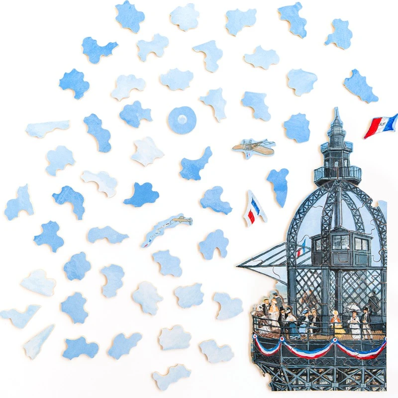 Puzzle 150 Pièces - Le Sommet De La Tour Eiffel Fabienne Delacroix 6 Puzzle 150 Pièces - Le Sommet De La Tour Eiffel Fabienne Delacroix – Image 4