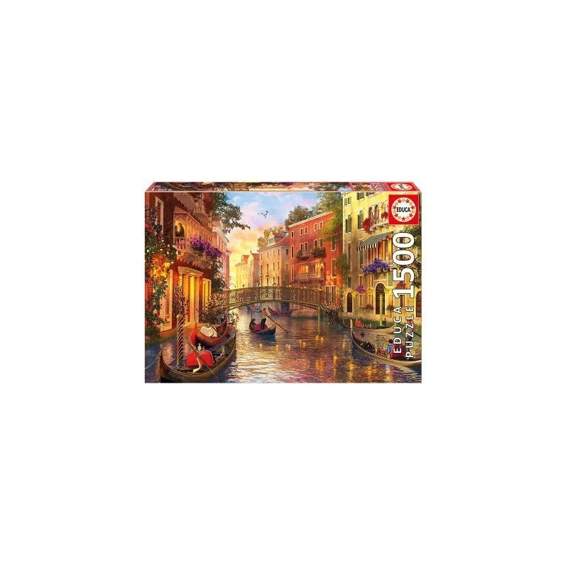Puzzle 1500 Pièces - Coucher De Soleil à Venise 4 Puzzle 1500 Pièces - Coucher De Soleil à Venise – Image 2