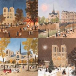 Puzzle 1800 Pièces - Les Saisons De Notre Dame, Fabienne Delacroix