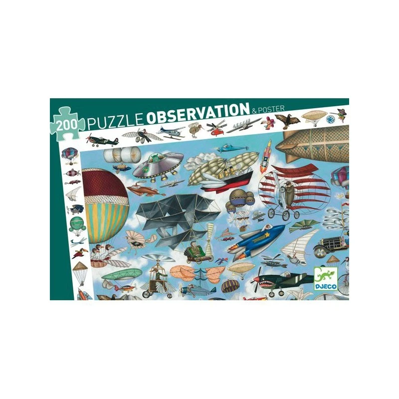 Puzzle 200 Pièces - Aéro Club - Observation 3 Puzzle 200 Pièces - Aéro Club - Observation