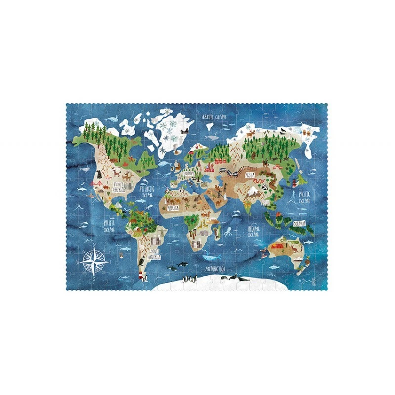 Puzzle 200 Pièces - Discover The World 3 Puzzle 200 Pièces - Discover The World