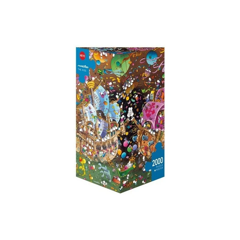 Puzzle 2000 Pièces - The Kiss De Mordillo 4 Puzzle 2000 Pièces - The Kiss De Mordillo – Image 2