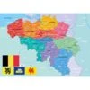 Puzzle 24 Pièces - Carte De La Belgique,