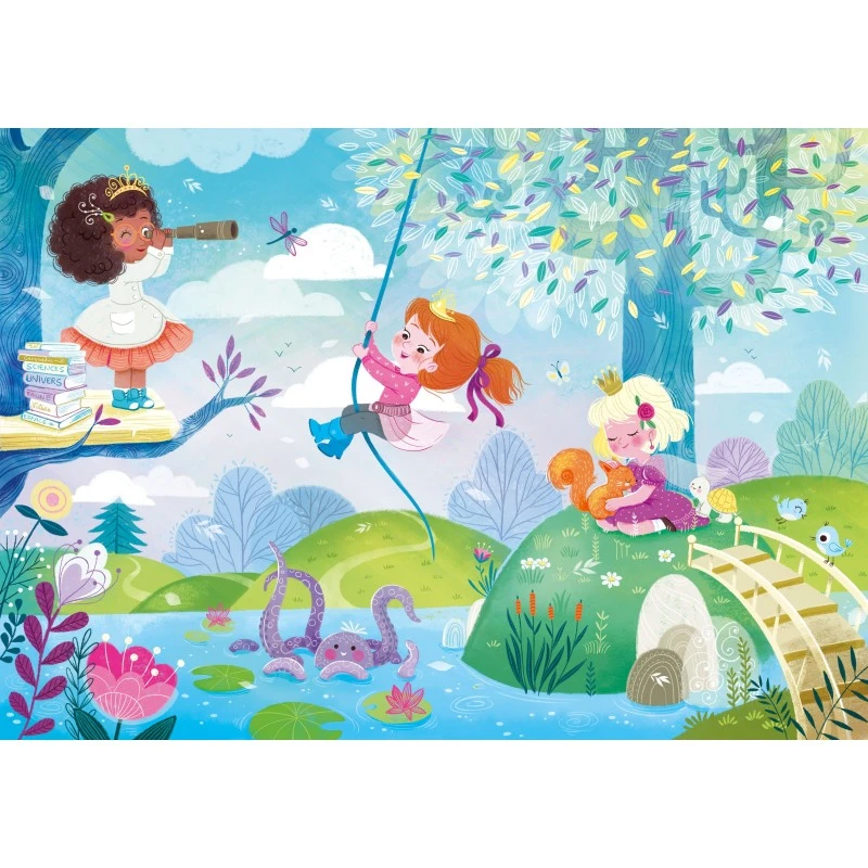 Puzzle 24 Pièces - Princesses Modernes, Kabuki 3 Puzzle 24 Pièces - Princesses Modernes, Kabuki