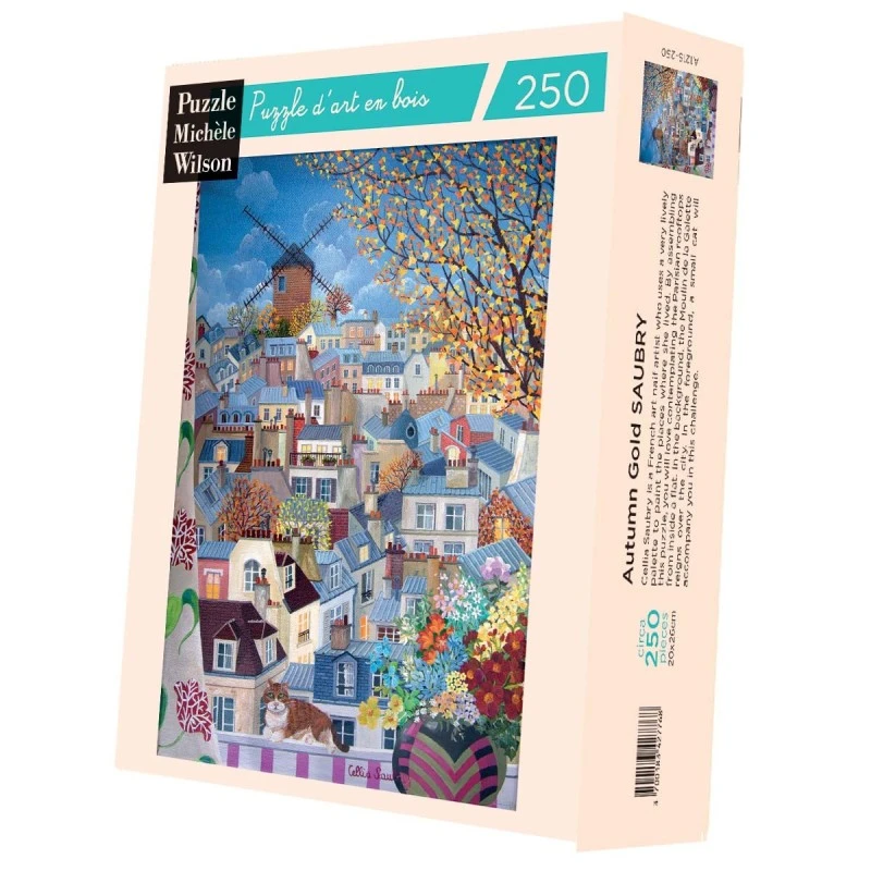 Puzzle 250 Pièces - L'Or De L'Automne, Cellia Saubry 4 Puzzle 250 Pièces - L'Or De L'Automne, Cellia Saubry – Image 2