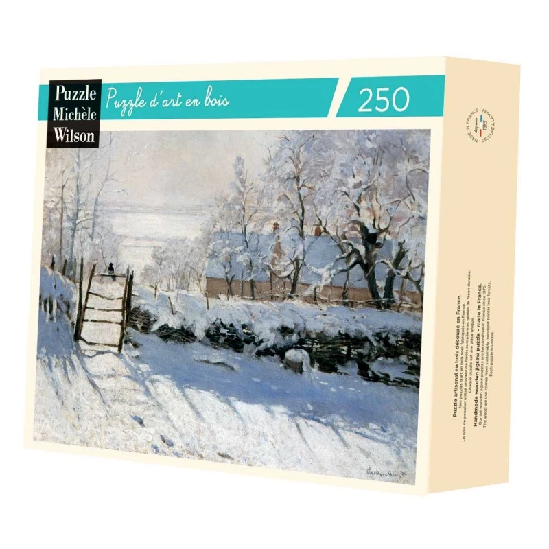 Puzzle 250 Pièces - La Pie Claude Monet 4 Puzzle 250 Pièces - La Pie Claude Monet – Image 2