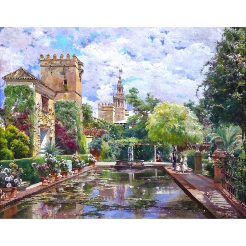 Puzzle 250 Pièces - Le Bassin D'Alcazar De Rodriguez - En Bois 3 Puzzle 250 Pièces - Le Bassin D'Alcazar De Rodriguez - En Bois