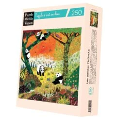 Puzzle 250 Pièces - Les Pandas, Alain Thomas 6 Puzzle 250 Pièces - Les Pandas, Alain Thomas -Variantes Boutique puzzle 250 pieces les pandas alain thomas 1