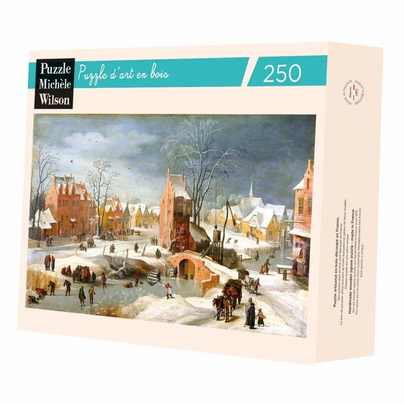 Puzzle 250 Pièces - Paysage Enneige Bruegel 4 Puzzle 250 Pièces - Paysage Enneige Bruegel – Image 2