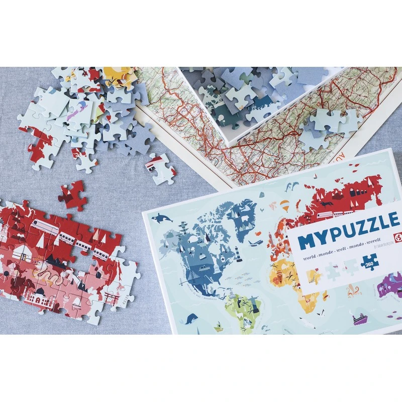 Puzzle 252 Pièces - Mypuzzle Monde 5 Puzzle 252 Pièces - Mypuzzle Monde – Image 3