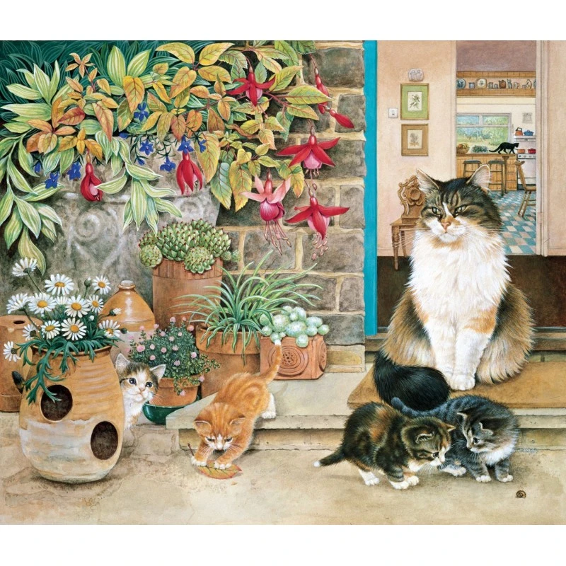 Puzzle 350 Pièces - Agneatha Et Ses Chatons, Ivory 3 Puzzle 350 Pièces - Agneatha Et Ses Chatons, Ivory