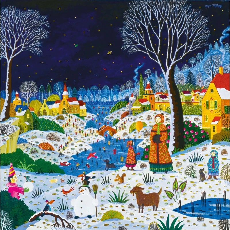 Puzzle 350 Pièces - La Femme Au ManchonThomas 3 Puzzle 350 Pièces - La Femme Au ManchonThomas