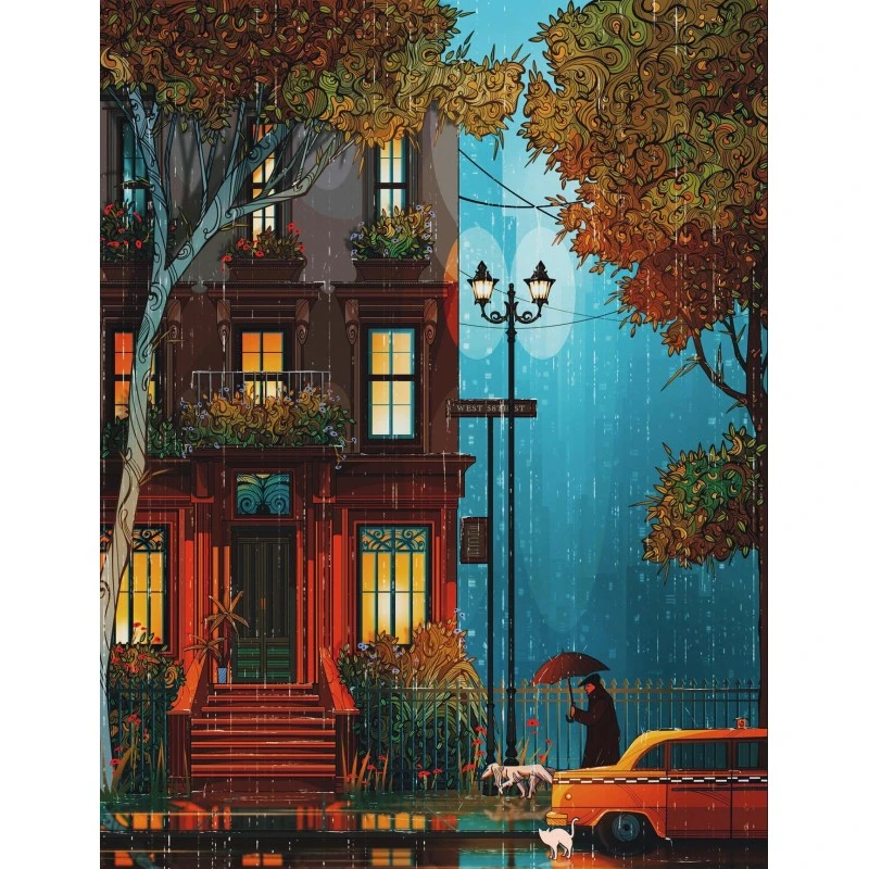 Puzzle 350 Pièces - When It Rains Laura El 3 Puzzle 350 Pièces - When It Rains Laura El