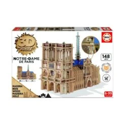 Puzzle 3D Bois Cathédrale Notre-Dame (148 Pcs)