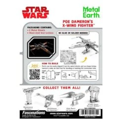 Puzzle 3D - Maquette Métal Star Wars Poe Dameron's X-Wing Fighter 7 Puzzle 3D - Maquette Métal Star Wars Poe Dameron's X-Wing Fighter -Variantes Boutique puzzle 3d maquette metal star wars poe dameron s x wing fighter 2