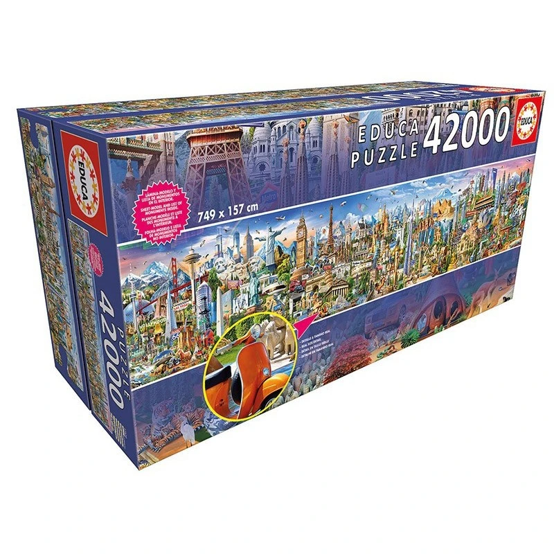 Puzzle 42000 Pièces - Le Tour Du Monde 4 Puzzle 42000 Pièces - Le Tour Du Monde – Image 2